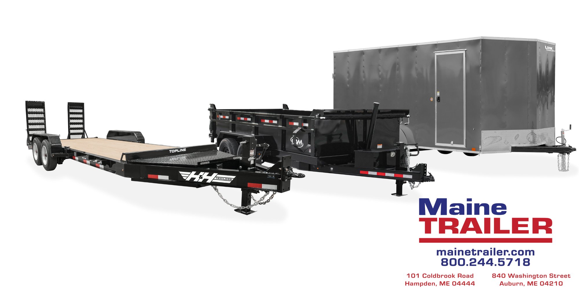 3 Trailer Brands with Logo